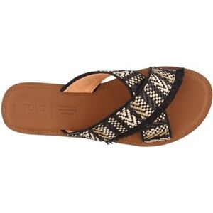 TOMS Women's Viv Geometric Woven Sandals